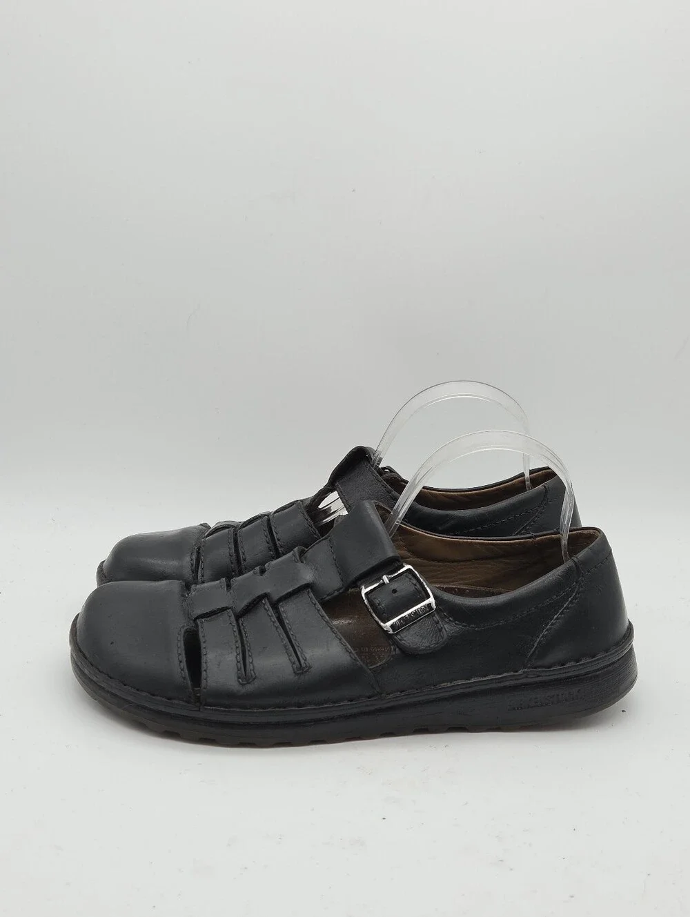 Vintage Birkenstock Madeira Black Fisherman Sandals Size 43 10